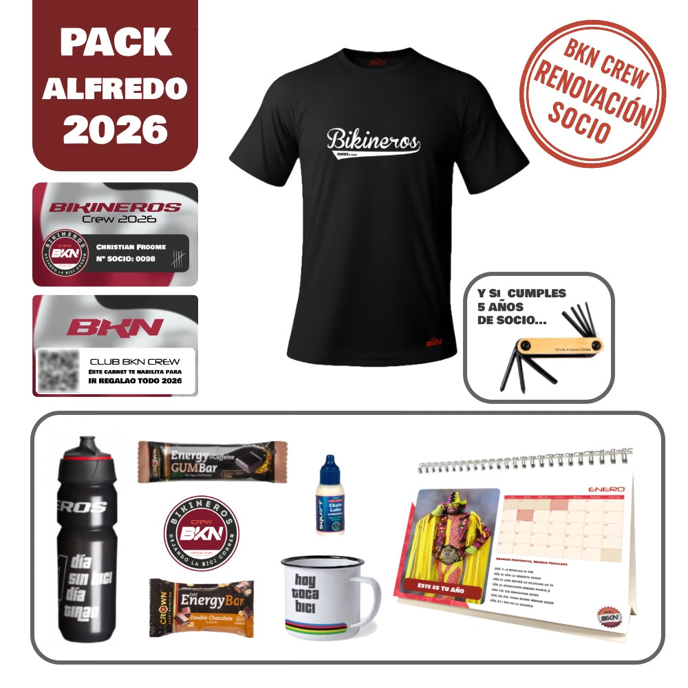 Pack Alfredo - RENOVACIÓN SOCIO Club BKN 2026