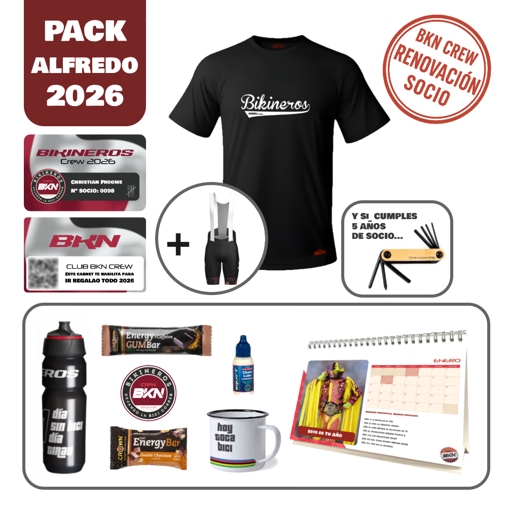 Pack Alfredo - RENOVACIÓN SOCIO Club BKN 2026
