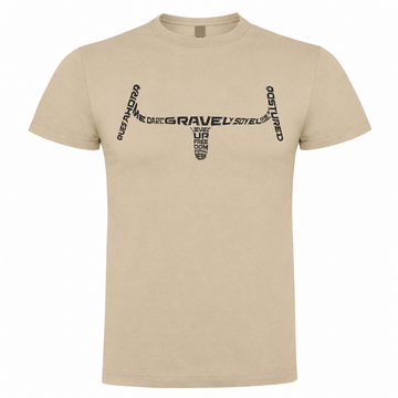 Camiseta AHORA ME DA POR EL GRAVEL (Arena)