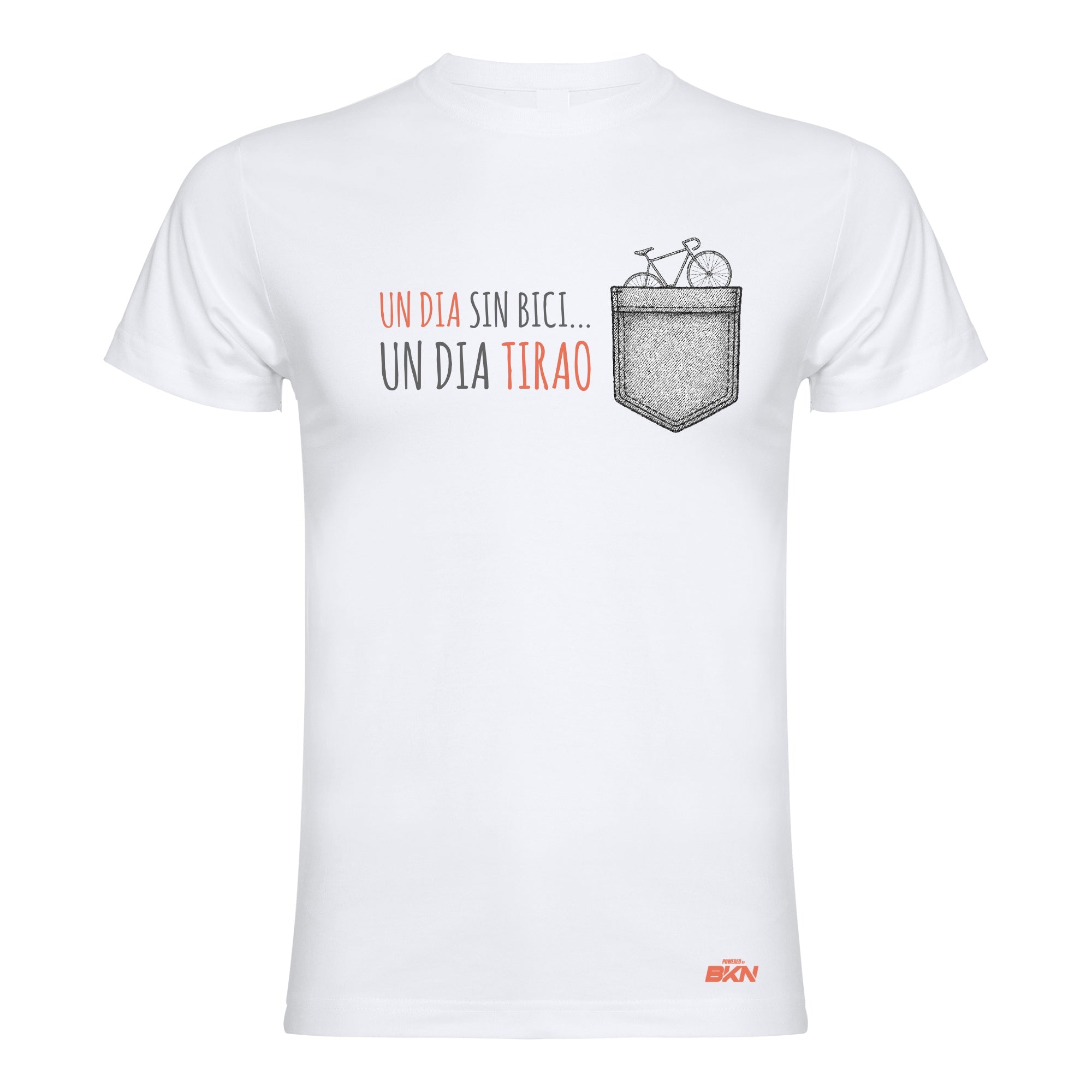 Camiseta UN DIA SIN BICI (Blanco)